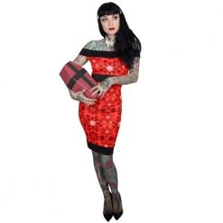 Kreepsville Krampus Pencil Dress
