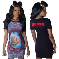 Mars Attacks Looking Blast Dress Women's