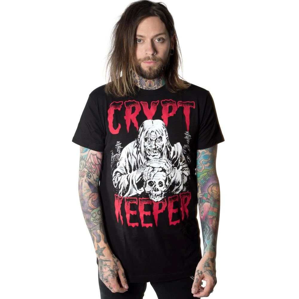 Kreepsville 666 Store 20 EC Comics Men's Tales From The Crypt Crypt Keeper Tshirt