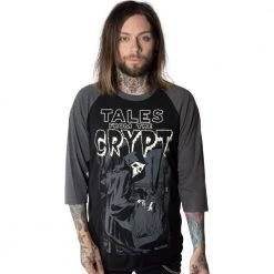 EC Comics Tales From The Crypt Grim Reaper Longsleeve Tee