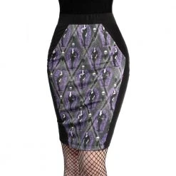 Vampira Arghoul Coffin Pencil Skirt Women's