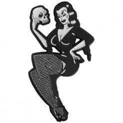 Accessories Vampira Skull Enamel Pin
