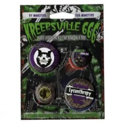 Kreepsville Werewolf Badge Set
