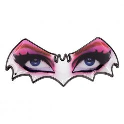 Elvira Bat Eyes Enamel Pin