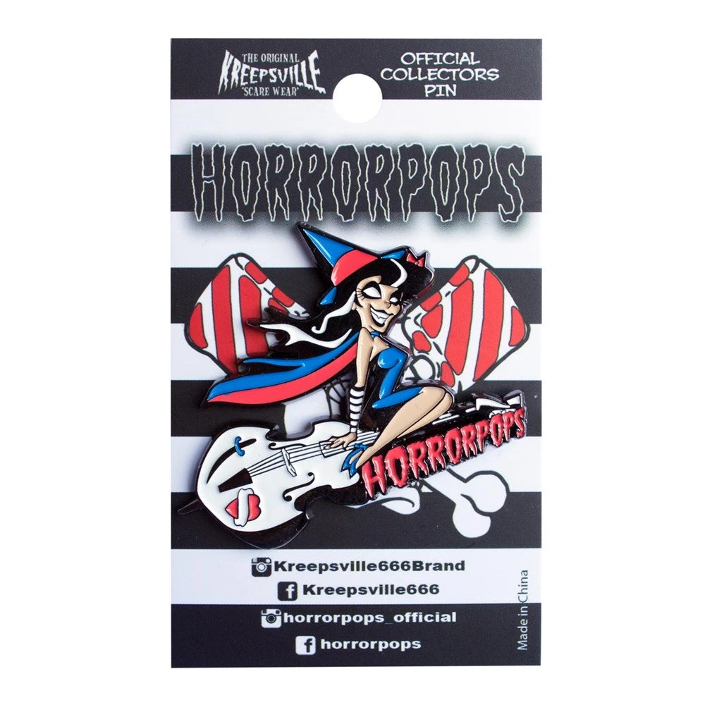 Horrorpops Bewitched Enamel Pin 4 Horrorpops Bewitched Enamel Pin