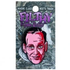 Accessories John Waters Pink Face Enamel Pin