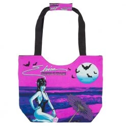Elvira Moon Bathing Beach Tote Bags & Purses