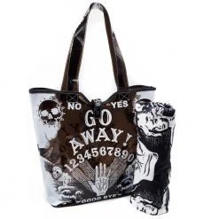 Kreepsville Go Away Ouija PVC Beach Tote Bags & Purses
