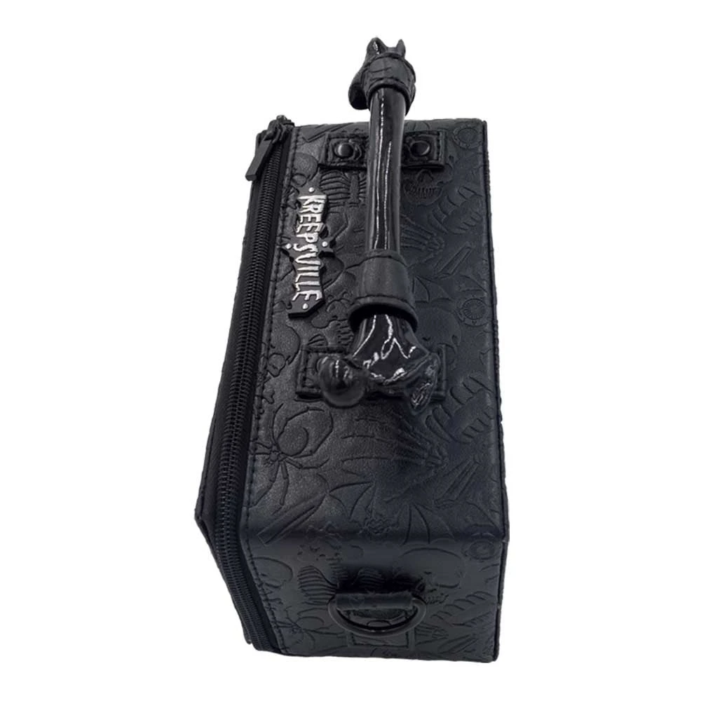Kreepsville Embossed Skull Coffin Purse Bag 4 Kreepsville Embossed Skull Coffin Purse Bag