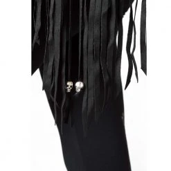 Elvira Bat Wing Fringe Shoulder Bag