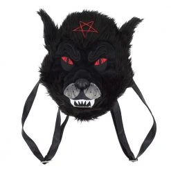 Kreepsville Bags & Purses Wolfhead Plush Purse Bag