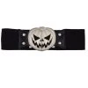 Kreepsville Elastic Waist Belt Trick Or Treat Pumpkin Black Accessories