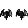 Kreepsville Bat Black Stud Earring Jewelry