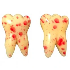 Kreepsville Jewelry Bloody Tooth Stud Earring