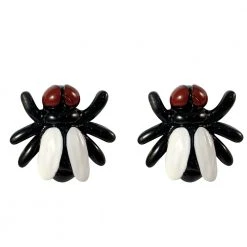 Kreepsville Fly Black Stud Earring