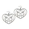 Kreepsville Jewelry Pumpkin Heart Earring