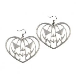 Kreepsville Jewelry Pumpkin Heart Earring