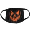 Kreepsville Black Distressed Pumpkin Face Mask Accessories 2 Kreepsville Black Distressed Pumpkin Face Mask Accessories