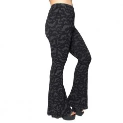 Kreepsville Women's Bat Repeat Flare Leggings