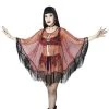 Kreepsville Devil Disguise Mesh Cape Women's