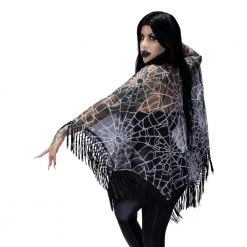 Kreepsville Spiderweb Mesh Cape