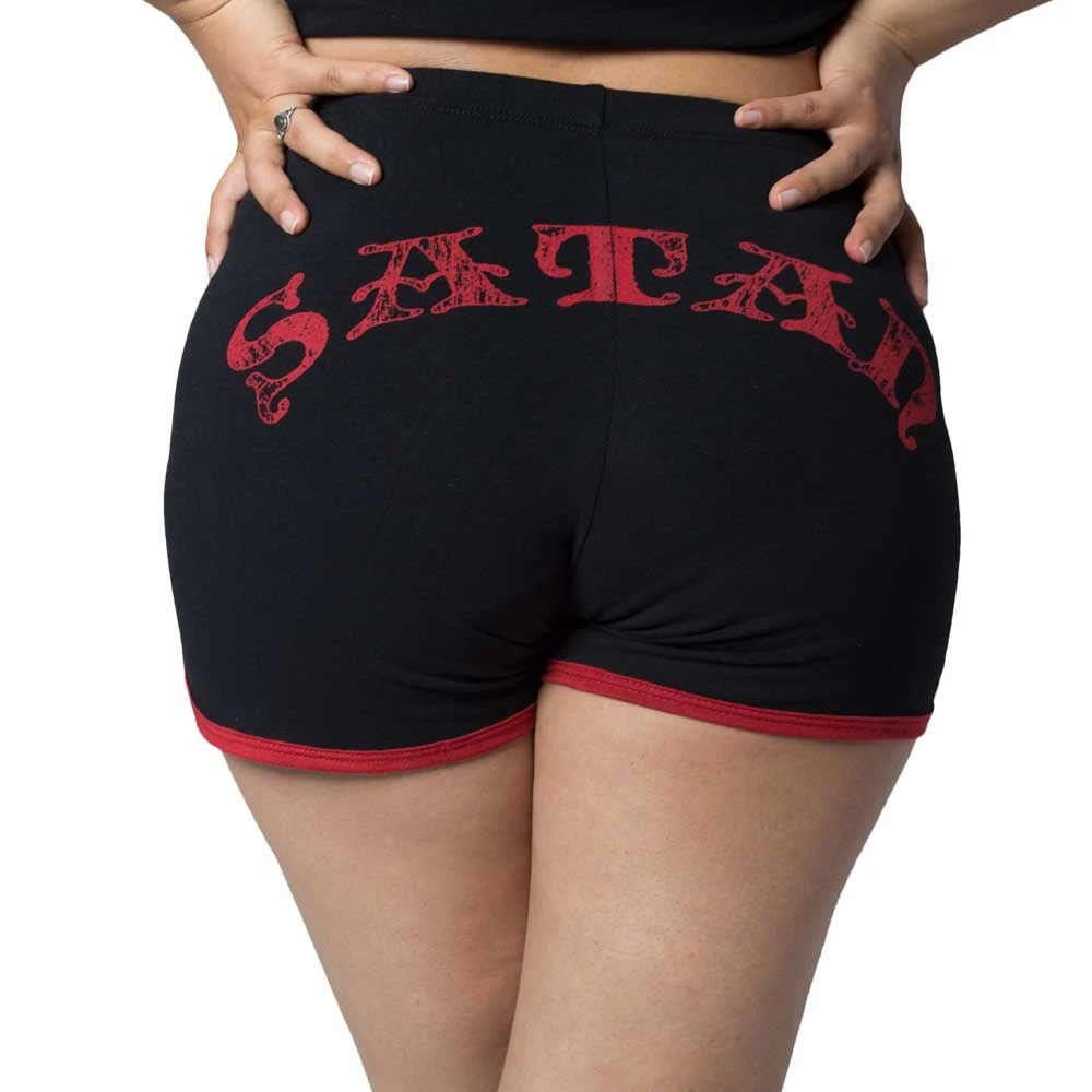Kreepsville Satanic Goat Womens Running Shorts Women's 3 Kreepsville Satanic Goat Womens Running Shorts Women's