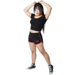 Kreepsville Satanic Goat Womens Running Shorts Women's 7 Kreepsville Satanic Goat Womens Running Shorts Women's