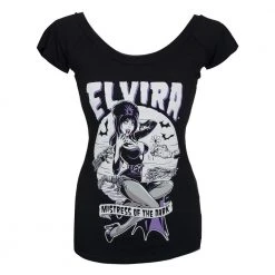 Elvira Monster Hands Womens Shoulder Tee