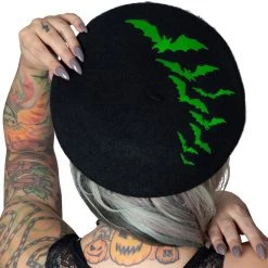 Kreepsville Bat Repeat Green Beret Hat