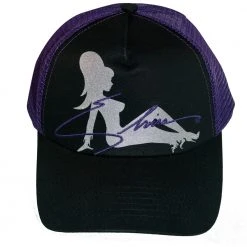 Elvira Trucker Girl Purple Hat Men's