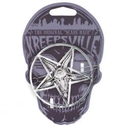 Kreepsville 666 Baphomet Circle Hair Clip