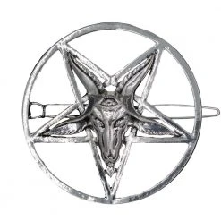Kreepsville 666 Baphomet Circle Hair Clip