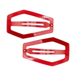 Kreepsville Accessories Coffin Snap Hair Clip Red
