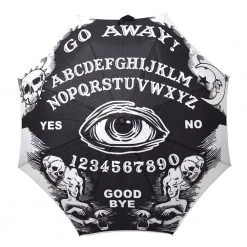 Kreepsville Skull Handle Go Away Ouija Umbrella Homewares & Gifts