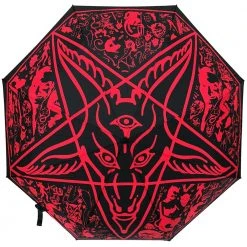 Kreepsville Homewares & Gifts Skull Handle Goathead Umbrella