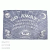 Kreepsville Go Away Glow In The Dark Throw Blanket