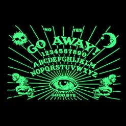 Kreepsville Go Away Glow In The Dark Throw Blanket