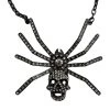 Kreepsville Dia Spider Skull Necklace Clear 2 Kreepsville Dia Spider Skull Necklace Clear