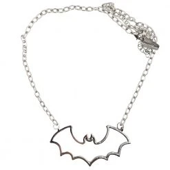 Kreepsville Jewelry Bat Outline Necklace