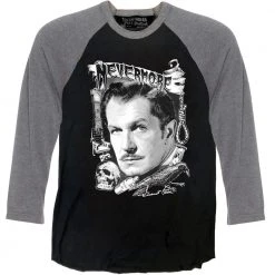 Men's Vincent Price Nevermore Longsleeve Raglan Tee