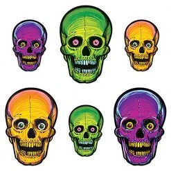 Monster-A-GoGo Vintage Halloween Nite-Glo Skull
