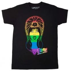 Elvira Pride Rainbow Face T-Shirt Men's