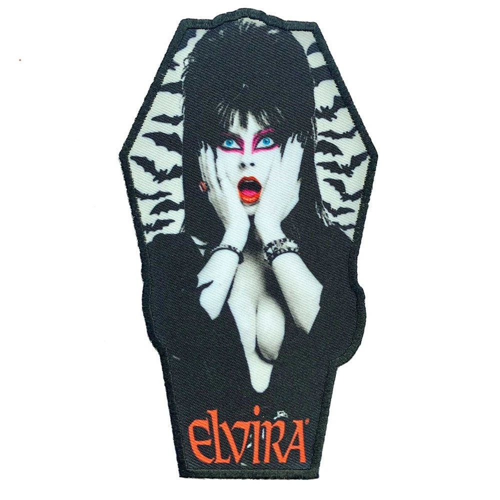 Accessories Elvira Bat Coffin Patch 3 Accessories Elvira Bat Coffin Patch