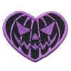 Kreepsville Pumpkin Heart Purple Patch Accessories