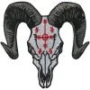 Kreepsville Voodoo Goat Skull Patch Accessories